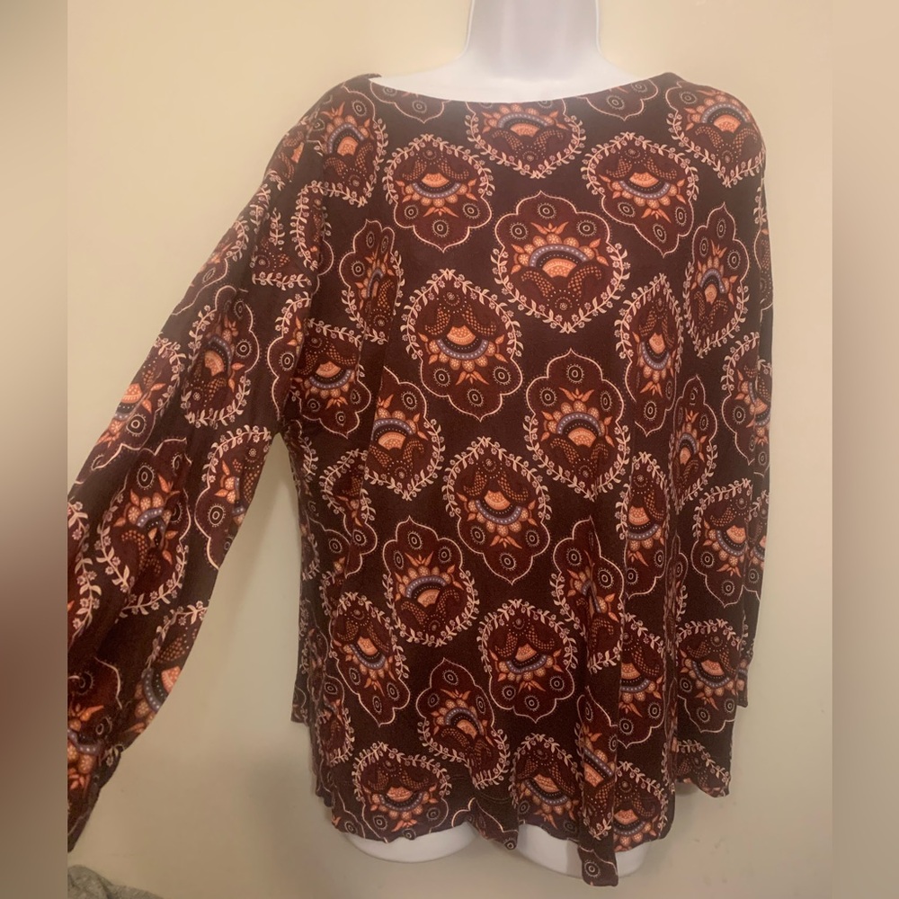 Loft Outlet 3/4 Sleeve Top Sz XL